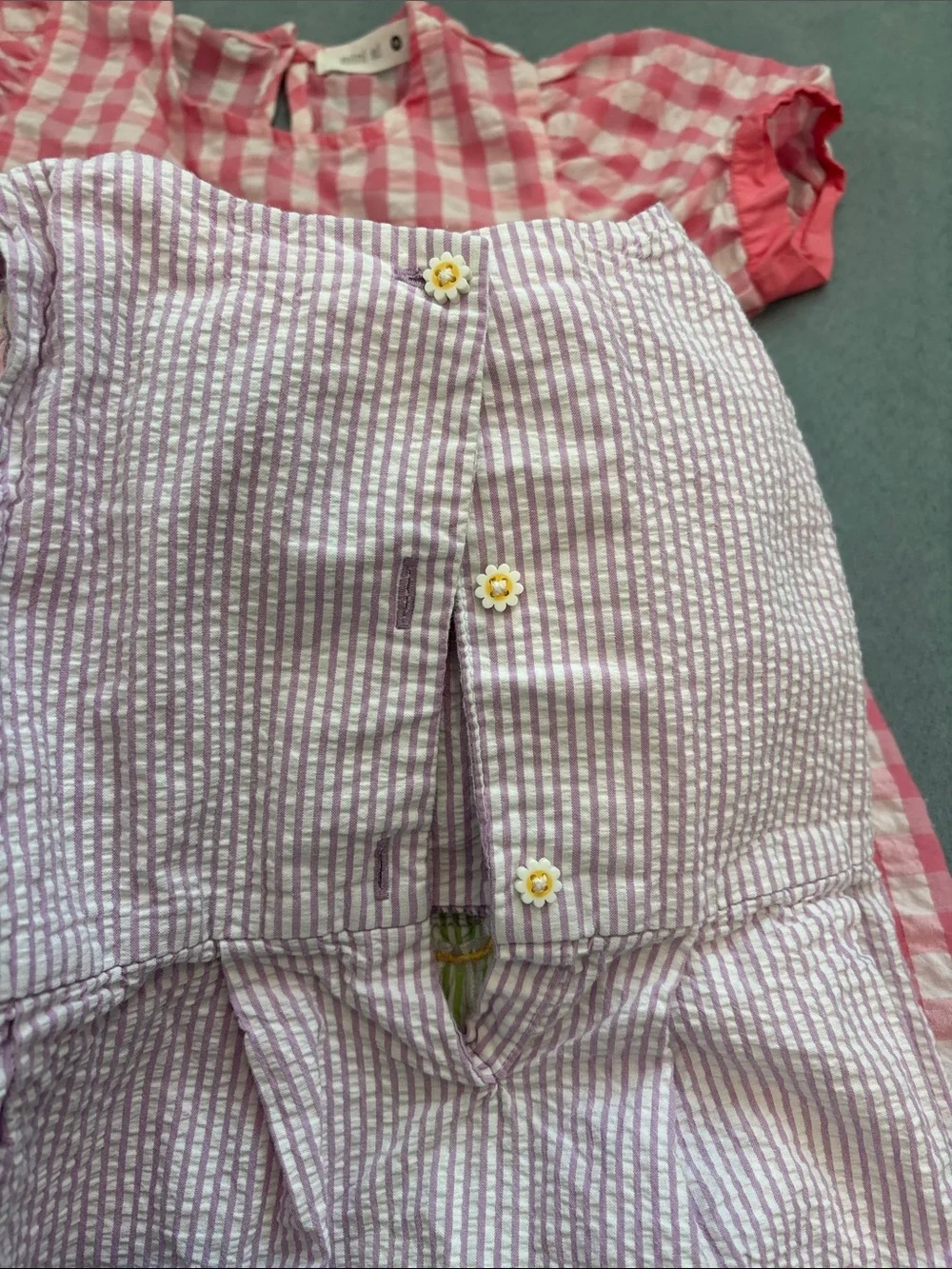 3 Dresses Summer Spring Floral Gingham Striped 4T